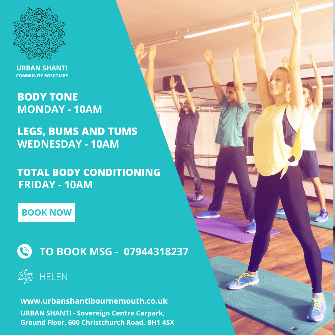 FITNESS CLASS BOURNEMOUTH - URBAN SHANTI BOURNEMOUTH