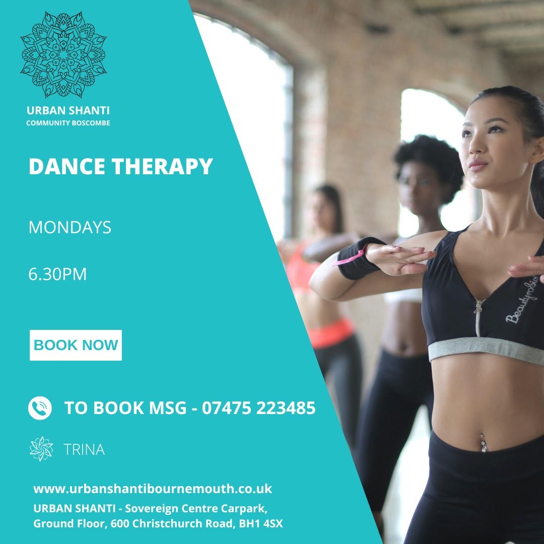 DANCE THERAPY - SALSA BACHATA RUMBA CHA CHA BOURNEMOUTH URBAN SHANTI STUDIO