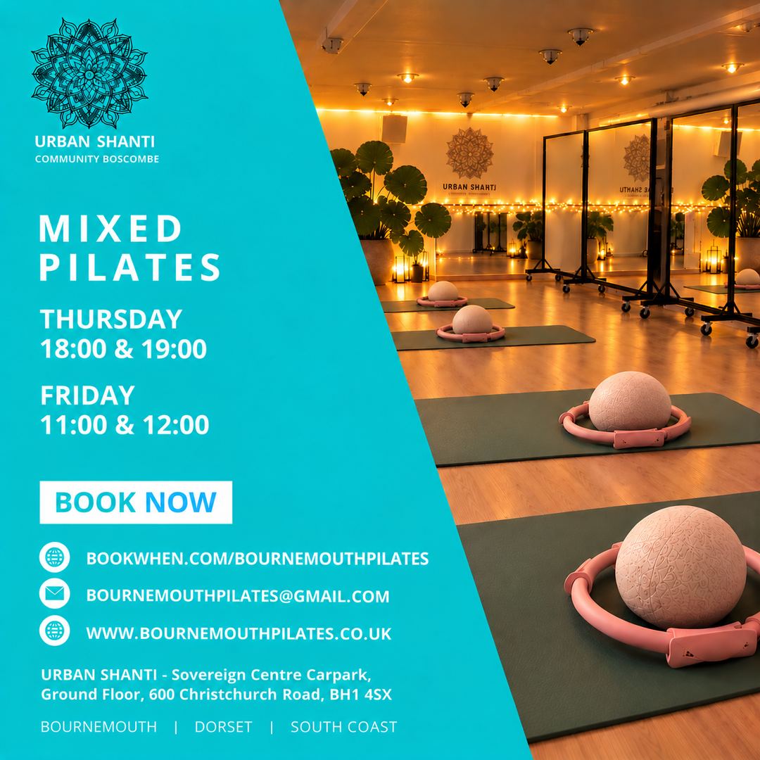 MIXED PILATES URBAN SHANTI BOURNEMOUTH FITNESS CLASSES
