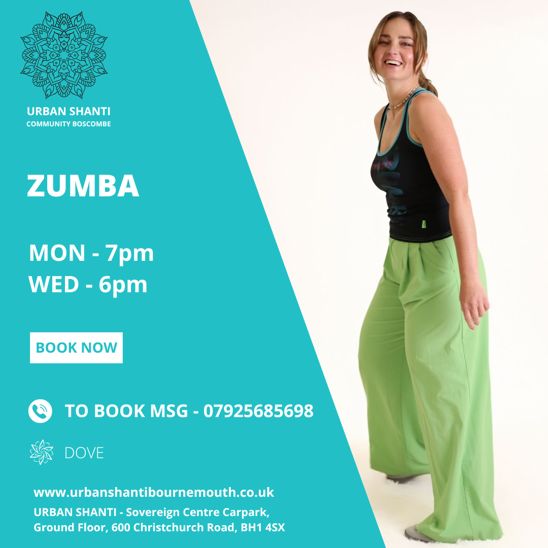 ZUMBA URBAN SHANTI STUDIO BOURNEMOUTH BOSCOMBE DANCE